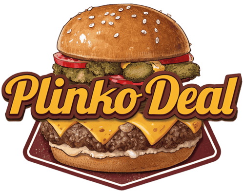 Λογότυπο Plinko Deal με φόντο κουζίνας